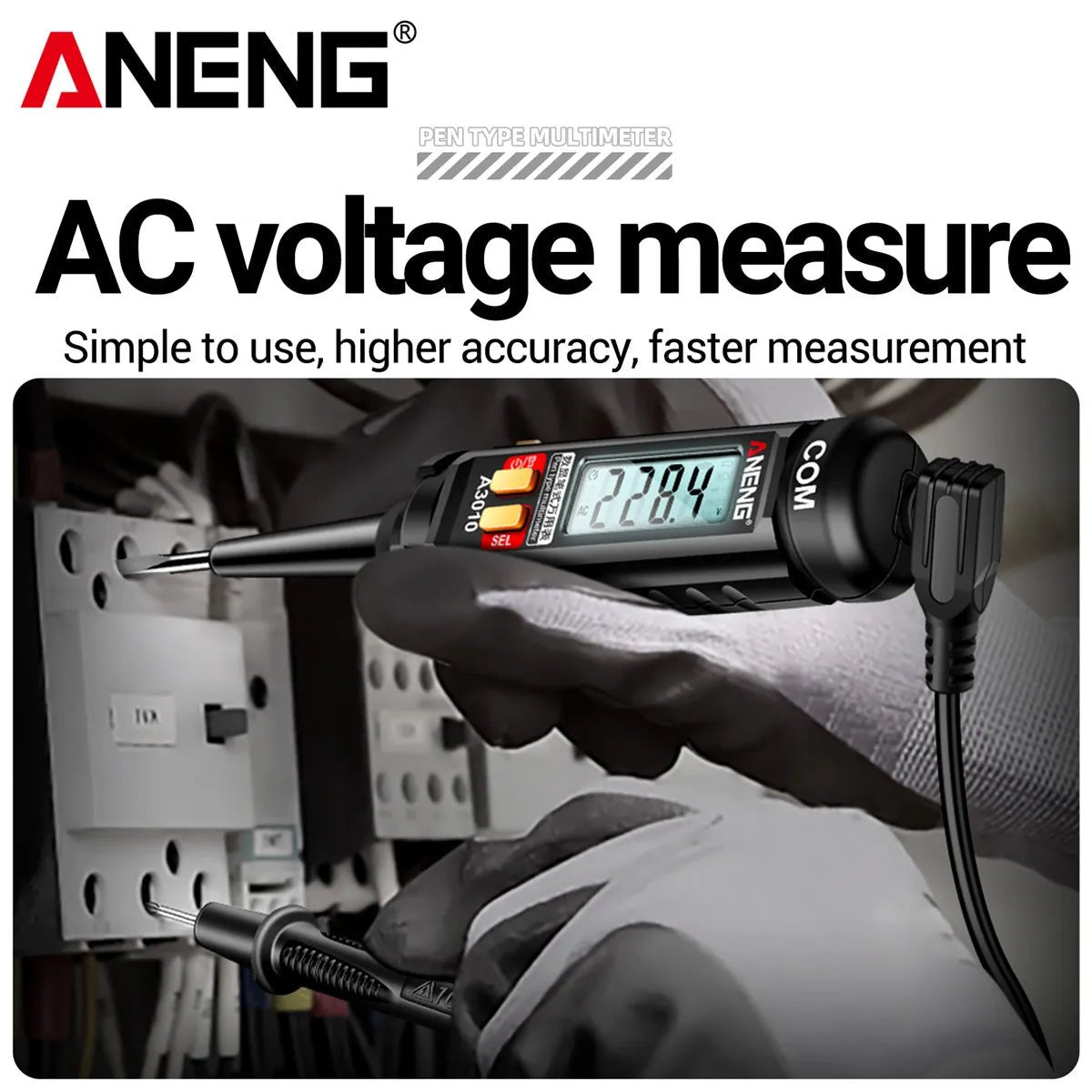A3010 4000 Counts Pen - Type Multimeter True - RMS Backlight Multi Meter Digital Auto Range Tester - www.vaioshub.com.au