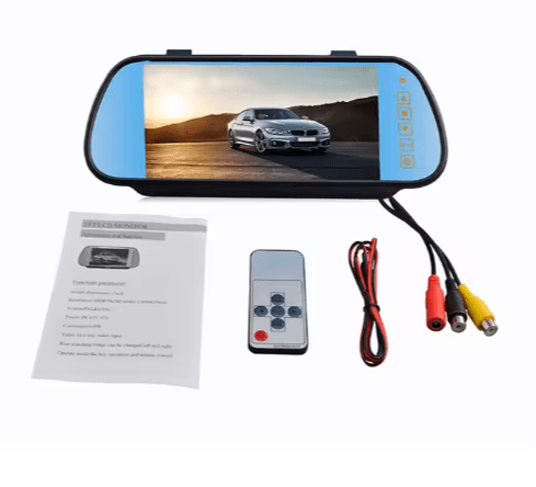AHD 2 AV Input Car Rear View Mirror 7" Screen Car Monitor - www.vaioshub.com.au