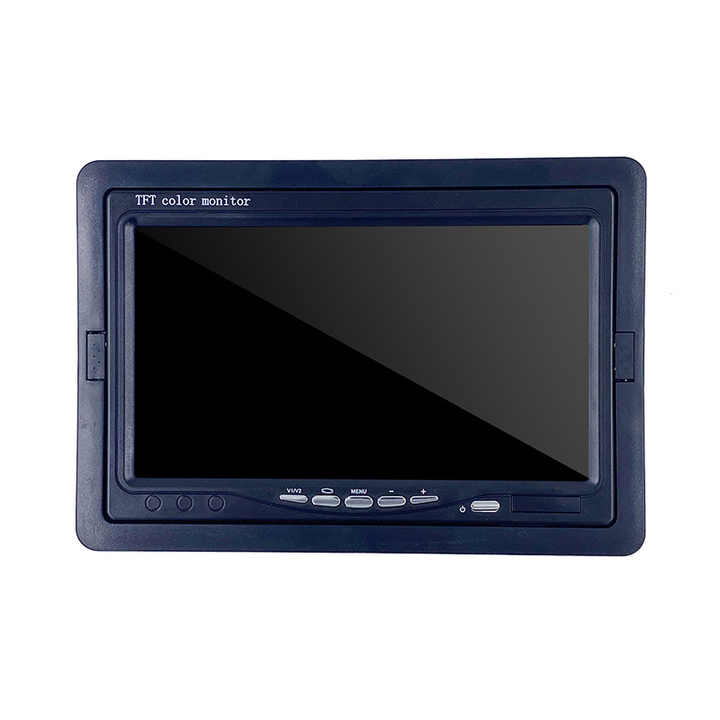 AHD 7" Screen 2 Channel Colour Screen Car TFT LCD Monitor With Desktop Bracket - VAIOS PTY LTD