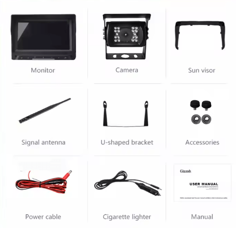 Digital Wireless 7inch AHD Monitor Camera System - www.vaioshub.com.au
