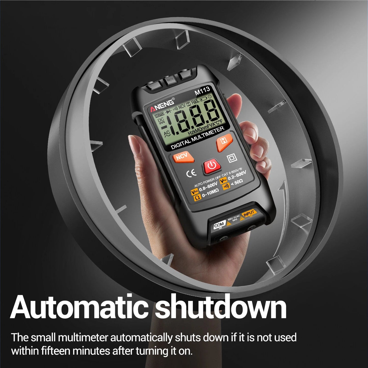 M113 Digital Multimeter Tester Intelligent AC/ Voltage Meter N2V3 - www.vaioshub.com.au