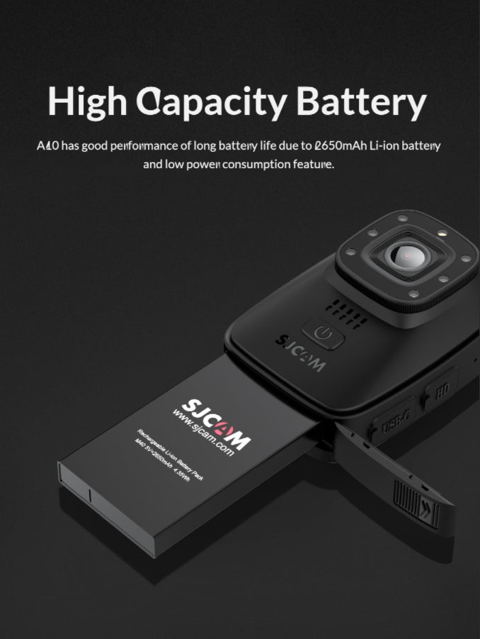 SJCAM A10 Body Camera - www.vaioshub.com.au