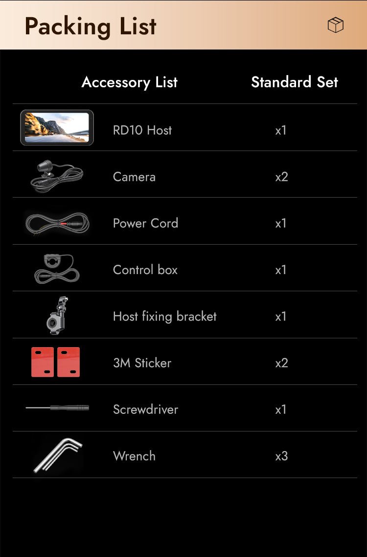 SJCAM RD10 Motorcycle Dash Cam - www.vaioshub.com.au