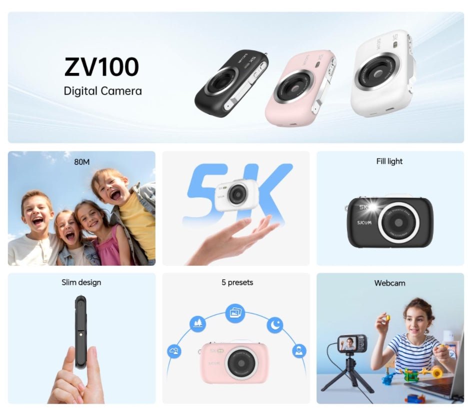 SJCAM ZV100 Digital Camera - www.vaioshub.com.au