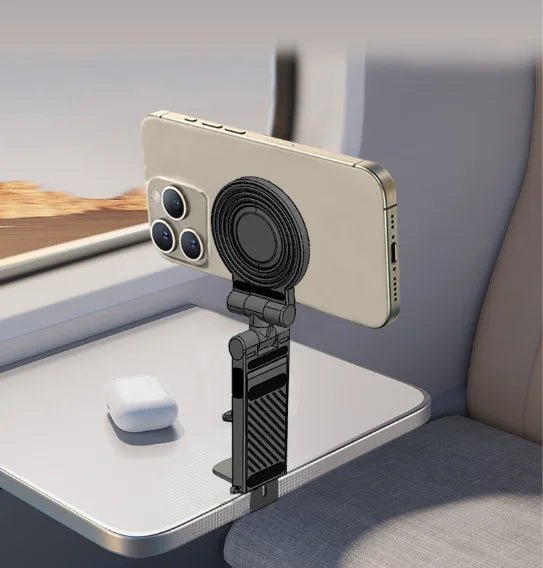 Universal Handsfree Airplane Phone Mount Magnetic Phone Holder with 360 Rotation - www.vaioshub.com.au