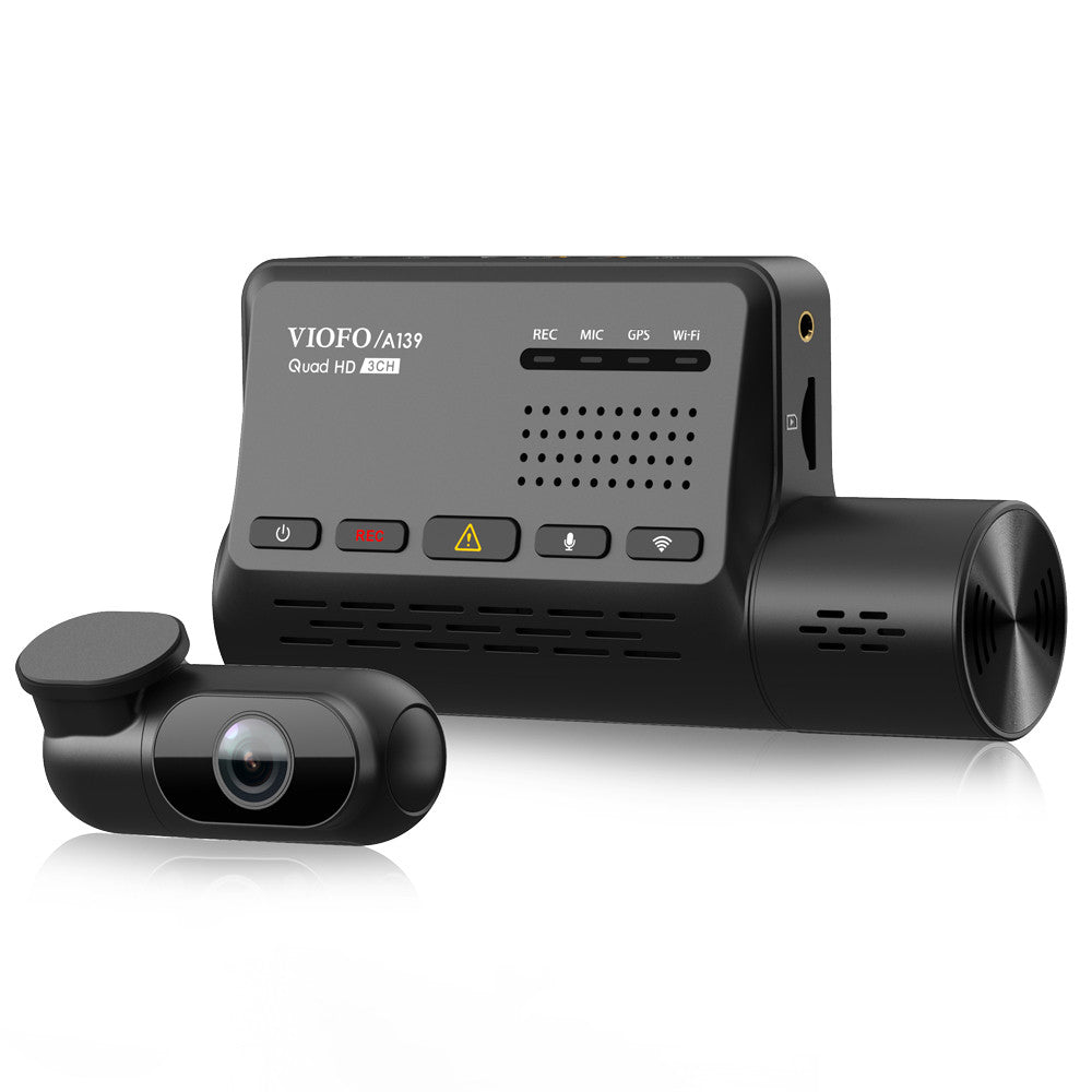 Viofo A139 2CH Dual Channel Dash Cam - Front 2K 1440P + Rear 1080P with 5GHz Wi - Fi and GPS - VAIOS PTY LTD