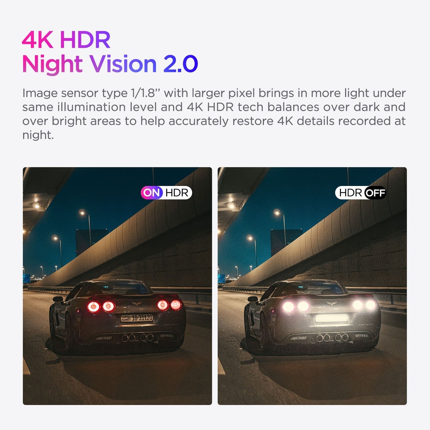 VIOFO A139 PRO 2CH 4K HDR Front and Rear Dashcam with Sony STARVIS 2 IMX678 Sensor - VAIOS PTY LTD