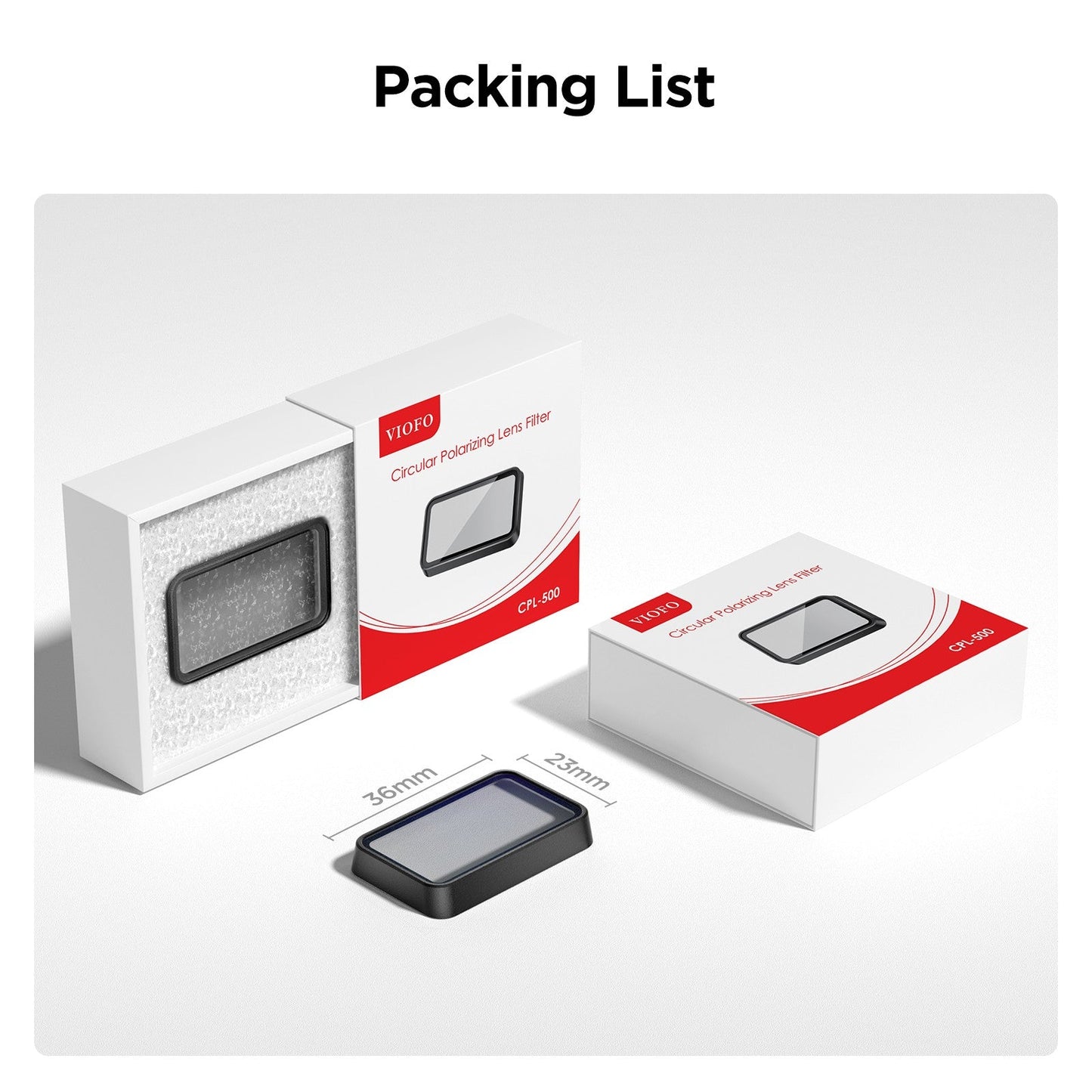 VIOFO CPL - 500 Filter Lens for RTC300 Telephoto Camera - VAIOS PTY LTD