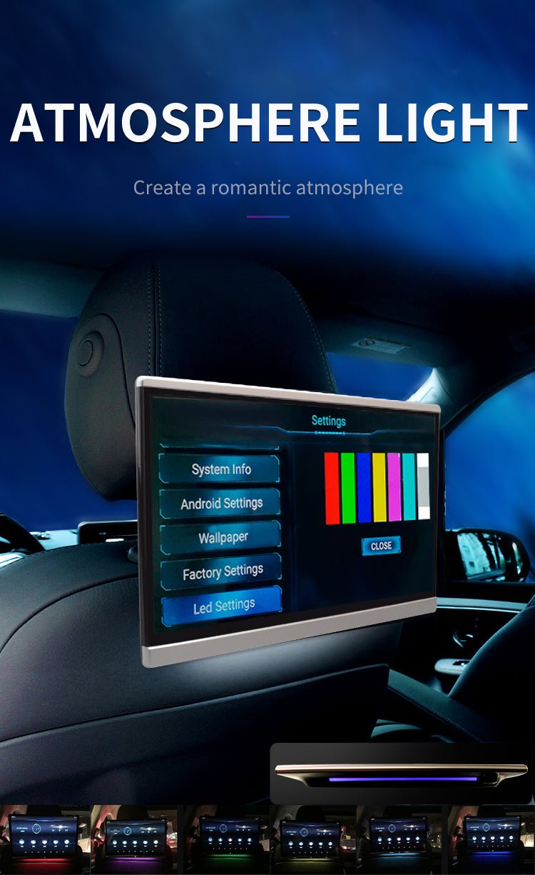 13.3 Inch Car Monitor IPS Touch Screen Navigation Android 11.0 2+32GB Car Player - VAIOS PTY LTD