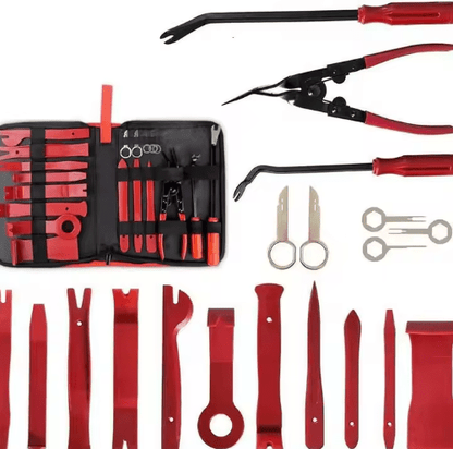 19Pcs Car Radio Removal Tool Kit with Pry Trim Keys Set - VAIOS PTY LTD