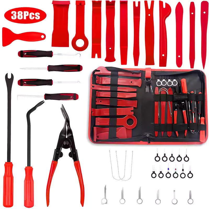 38Pcs Car Radio Removal Tool Kit with Pry Trim Keys Set - VAIOS PTY LTD