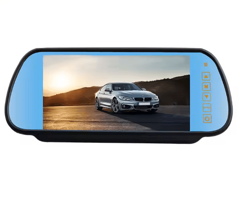 AHD 2 AV Input Car Rear View Mirror 7" Screen Car Monitor - www.vaioshub.com.au