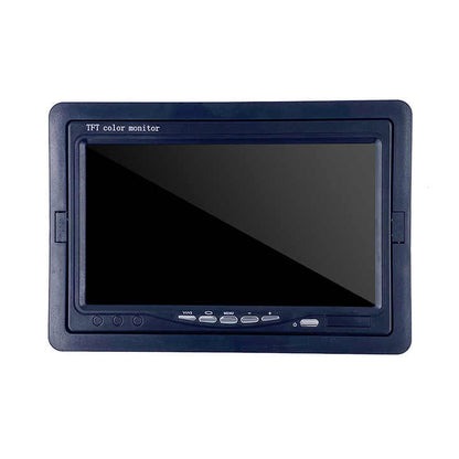 AHD 7" Screen 2 Channel Colour Screen Car TFT LCD Monitor With Desktop Bracket - VAIOS PTY LTD