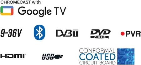 Axis AX1932GTV 12/24V 32 INCH Google TV with Chromecast - www.vaioshub.com.au