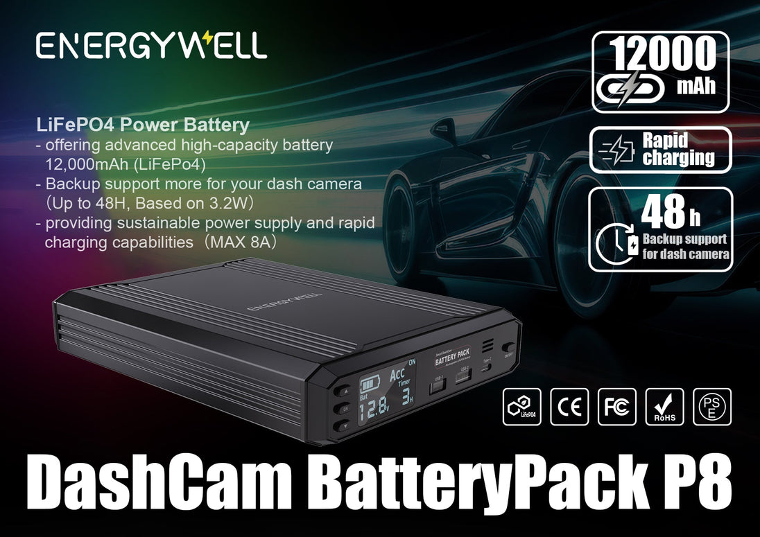 DashCam Battery Pack P8 - VAIOS PTY LTD