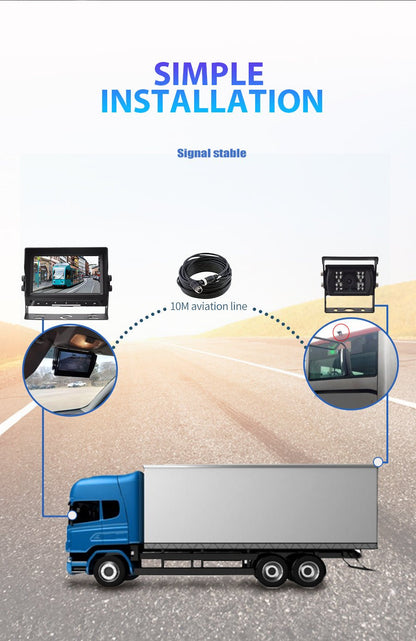 IPS 7inch Monitor AHD1080p Truck Camera Vehicle Back Monitoring Kit - VAIOS PTY LTD