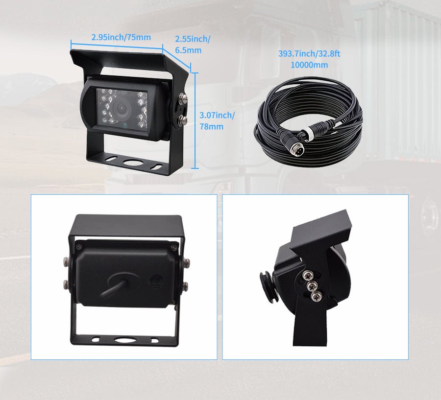 IPS 7inch Monitor AHD1080p Truck Camera Vehicle Back Monitoring Kit - VAIOS PTY LTD