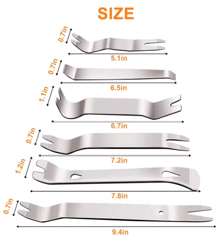 Metal Trim Car Removal Tool Kit - VAIOS PTY LTD
