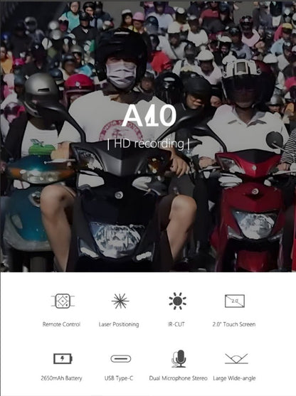 SJCAM A10 Body Camera - www.vaioshub.com.au