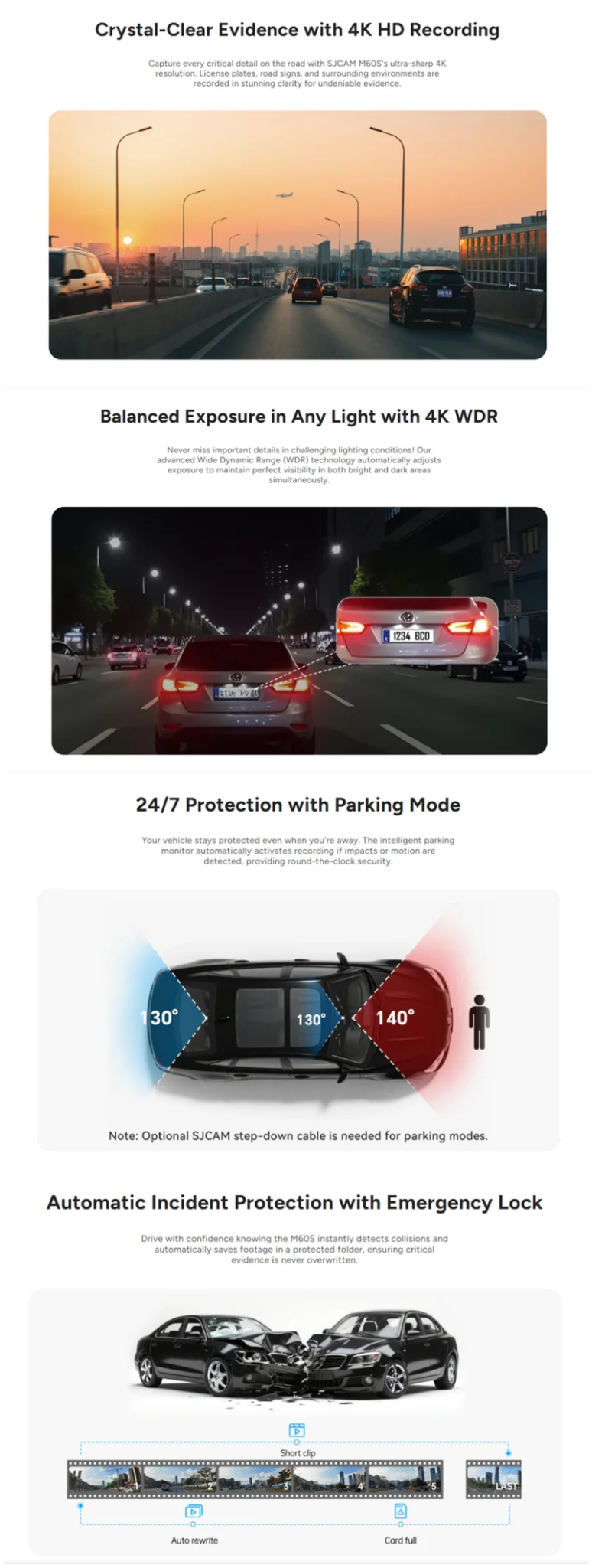 SJCAM M60S Dash Camera - www.vaioshub.com.au