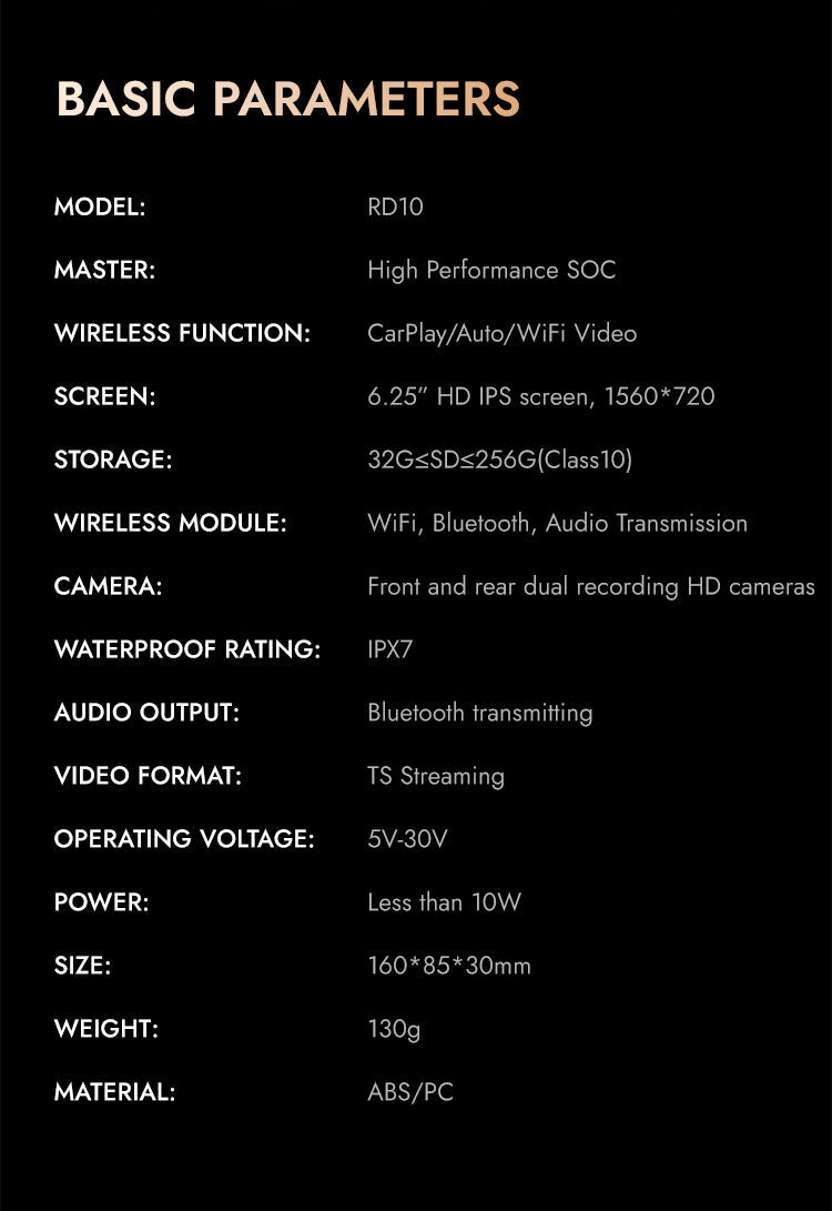 SJCAM RD10 Motorcycle Dash Cam - www.vaioshub.com.au