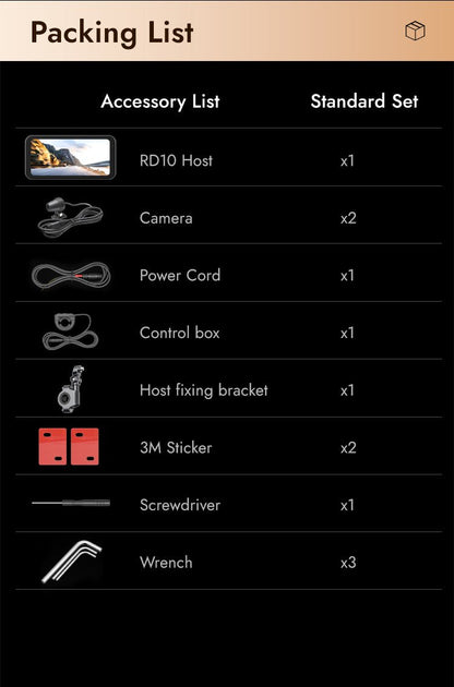 SJCAM RD10 Motorcycle Dash Cam - www.vaioshub.com.au