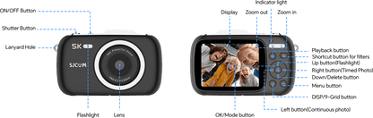 SJCAM ZV100 Digital Camera - www.vaioshub.com.au