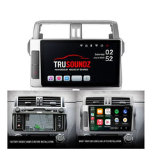 Toyota Prado 150 Series GX/GXL (2014–2017) 9" Multimedia Upgrade & Facia Kit - www.vaioshub.com.au