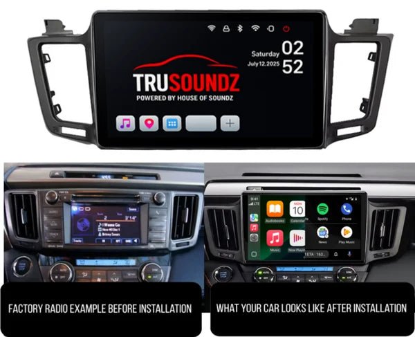 Toyota RAV4 (2013–2018) 9" Multimedia Upgrade & Facia Kit - www.vaioshub.com.au