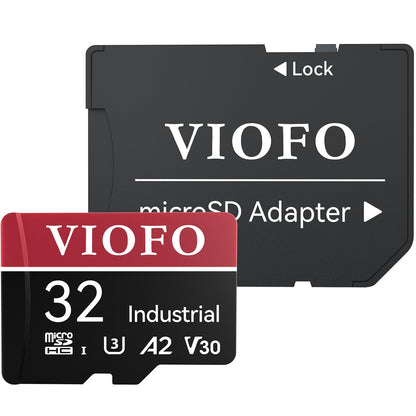 VIOFO 32GB Industrial Grade microSD Card, U3 A2 V30 High Speed Memory Card with Adapter, Support Ultra HD 4K Video Recording - VAIOS PTY LTD