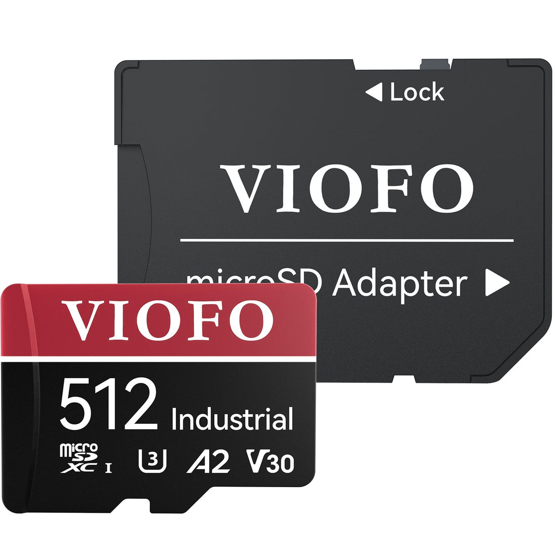 VIOFO 512GB Industrial Grade microSD Card, U3 A2 V30 High Speed Memory Card with Adapter, Support Ultra HD 4K Video Recording - VAIOS PTY LTD