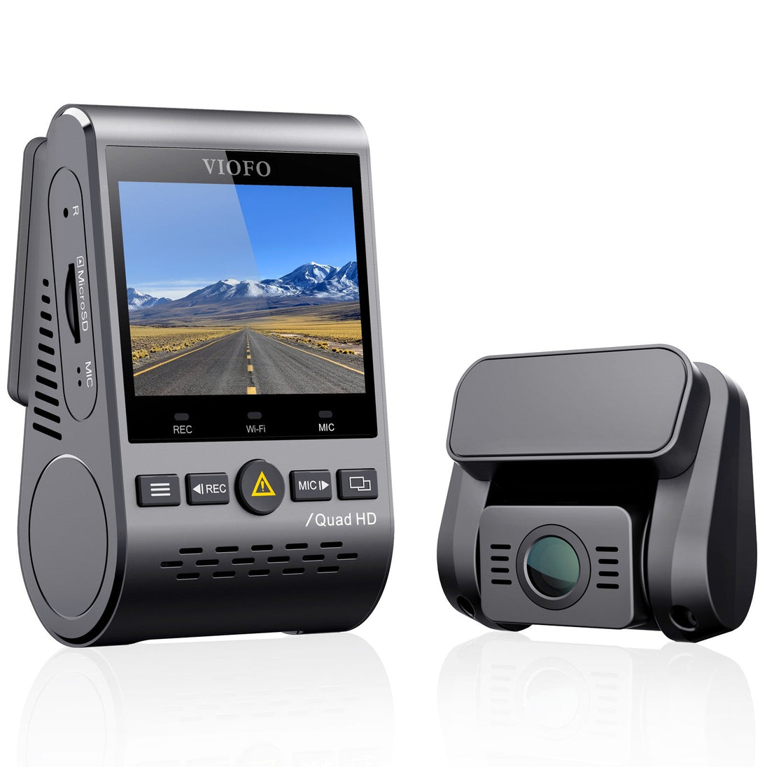 Viofo A129 Plus Duo Dual Channel Dash Cam - Front 2K 1440P & Rear 1080P with Wi - Fi & GPS - VAIOS PTY LTD