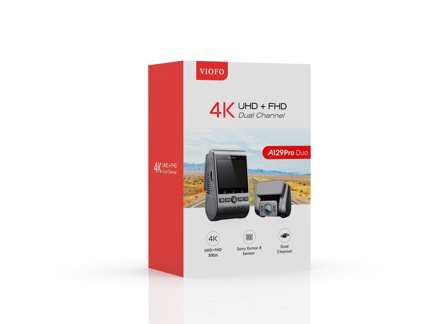 VIOFO A129 Pro Duo Ultra 4K Front + Full HD 1080P Rear Dual Channel Wi - Fi GPS Dash Camera - VAIOS PTY LTD