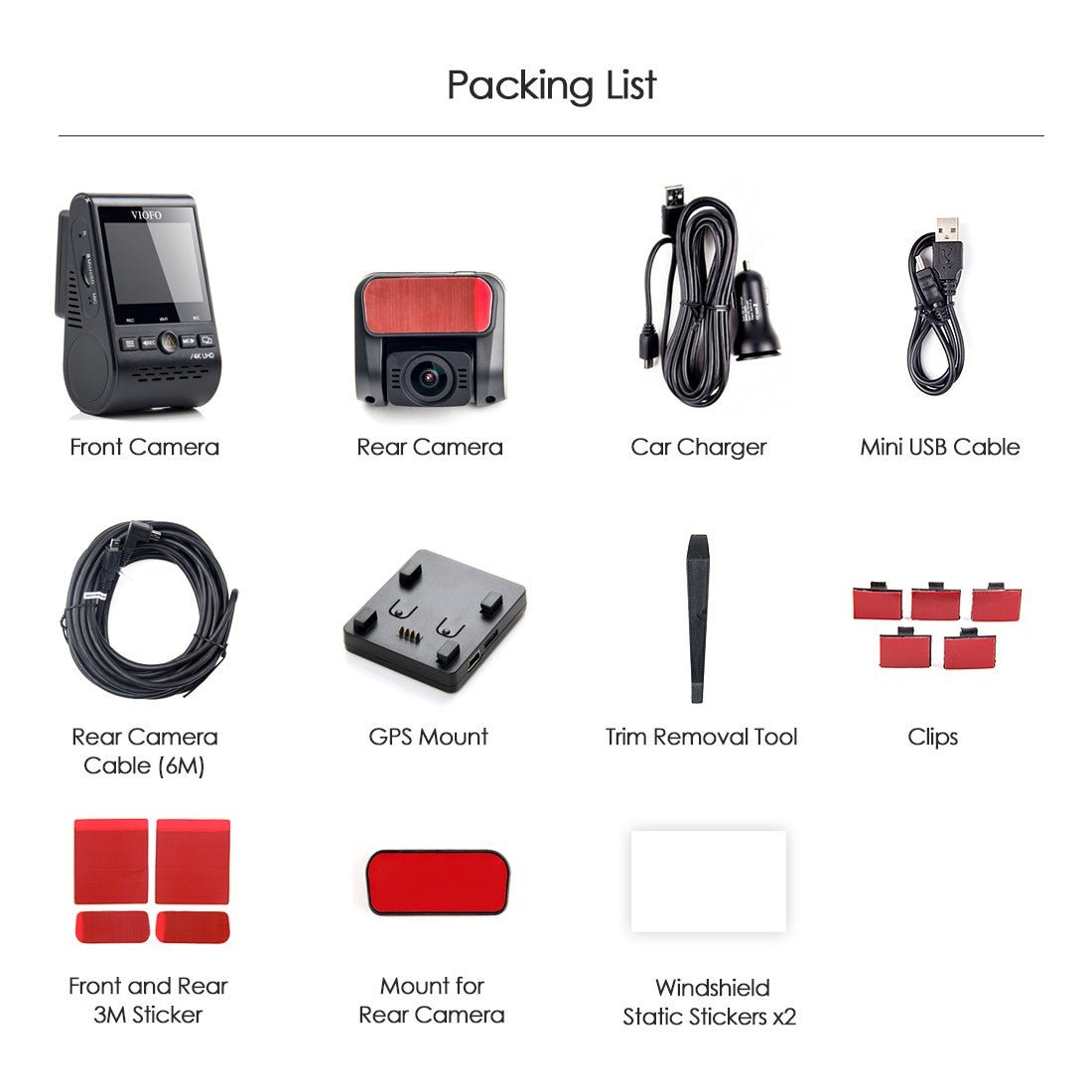 VIOFO A129 Pro Duo Ultra 4K Front + Full HD 1080P Rear Dual Channel Wi - Fi GPS Dash Camera - VAIOS PTY LTD