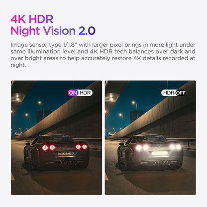 VIOFO A139 PRO 2CH 4K HDR Front and Rear Dashcam with Sony STARVIS 2 IMX678 Sensor - VAIOS PTY LTD