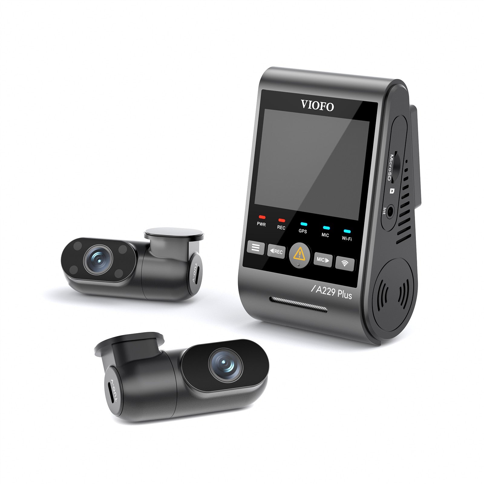VIOFO A229 Plus 3CH 2K+2K+1080P HDR 5GHz Wi - Fi GPS Voice Control Dash Camera with Dual Sony STARVIS 2 Sensor - VAIOS PTY LTD
