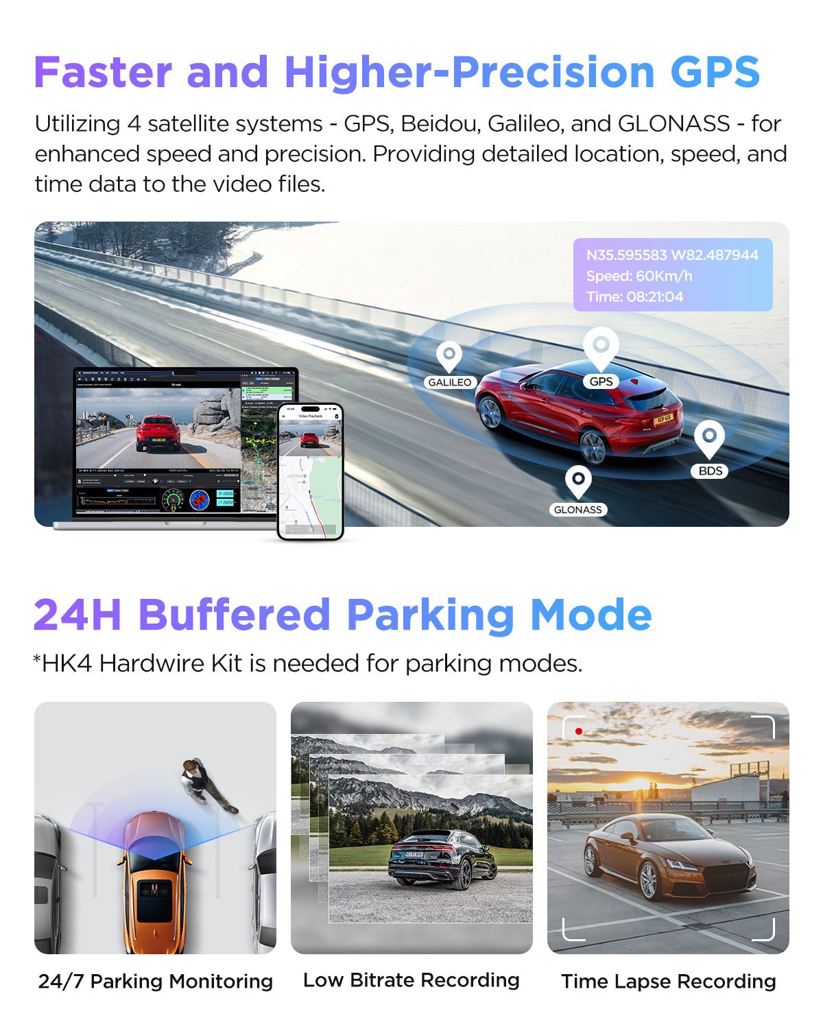VIOFO A229 PRO 1CH 4K HDR Front Dash Cam with Sony STARVIS 2 IMX678 8MP Sensor - Super Night Vision, Voice Control, 5GHz WiFi, GPS - VAIOS PTY LTD