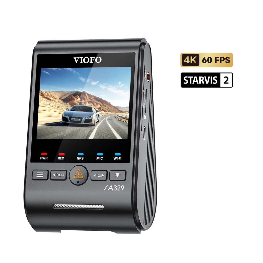 VIOFO A329 1CH Front 4K 60FPS GPS Wi - Fi 6 Dash Cam with Sony STARVIS 2 Sensor and SSD Storage - VAIOS PTY LTD