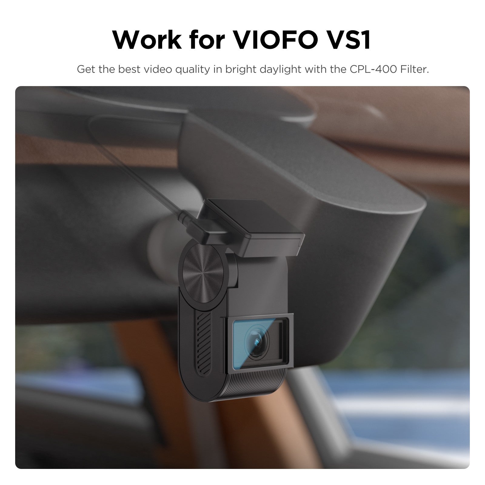 VIOFO CPL - 400 Anti - Glare Linear Polarizer Filter for VS1 Dash Camera - VAIOS PTY LTD