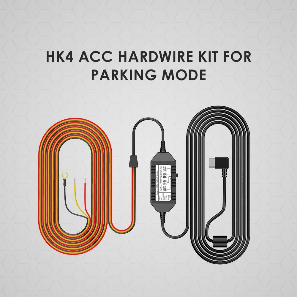 VIOFO Type - C HK4 Hardwire Kit with 8pcs Full Set Circuit Fuse Tap for A119 MINI2/A229/T130/WM1/A139/A139PRO - VAIOS PTY LTD
