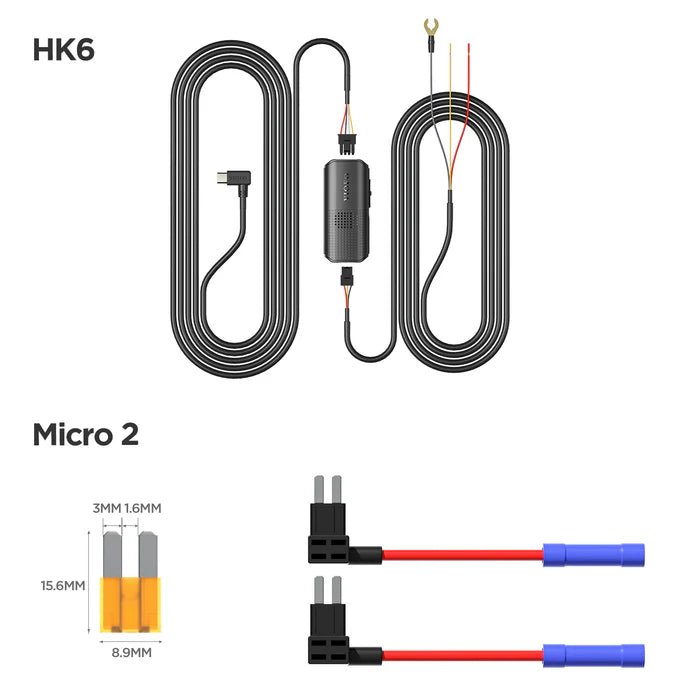VIOFO Type - C HK6 ACC Hardwire Kit for A329S Series - www.vaioshub.com.au