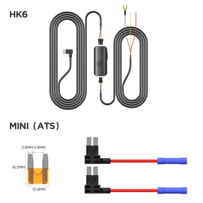 VIOFO Type - C HK6 ACC Hardwire Kit for A329S Series - www.vaioshub.com.au