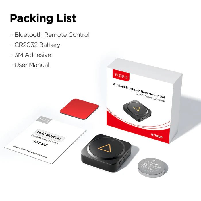 VIOFO Upgraded Version BTR200 Wireless Bluetooth Remote Control - VAIOS PTY LTD