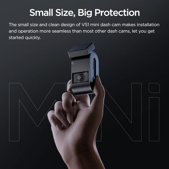 VIOFO VS1 Mini 2K HDR Dash Cam with Sony STARVIS 2 IMX675 Sensor, 5GHz Wi - Fi, Voice Control, GPS, and Free 32GB MicroSD Card - VAIOS PTY LTD