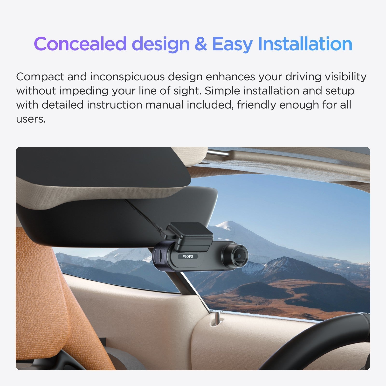 VIOFO WM1 2K Quad HD 1440P 30FPS Smaller WiFi GPS Dashcam with Sony STARVIS IMX335 Sensor - VAIOS PTY LTD