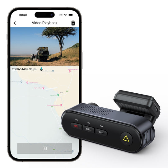 VIOFO WM1 2K Quad HD 1440P 30FPS Smaller WiFi GPS Dashcam with Sony STARVIS IMX335 Sensor - VAIOS PTY LTD